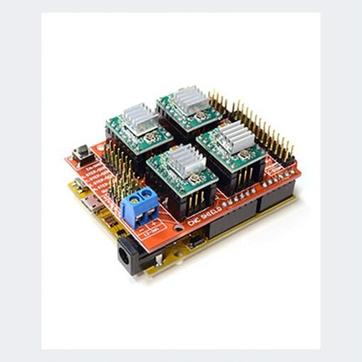 Electroniyat.online الكترونيات اونلاين | CNC Shield Expansion Board+4x A4988  Stepper Motor Driver اشتري